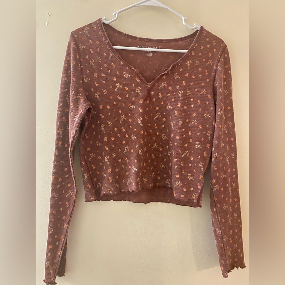 American Eagle Size L Long Sleeve Shirt